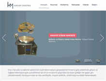 Tablet Screenshot of hakanmakinaltd.com